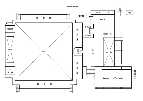 2階平面図
