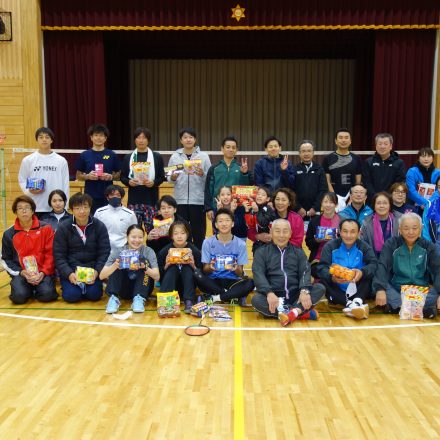 神小新体育館での部内大会(R3.11)