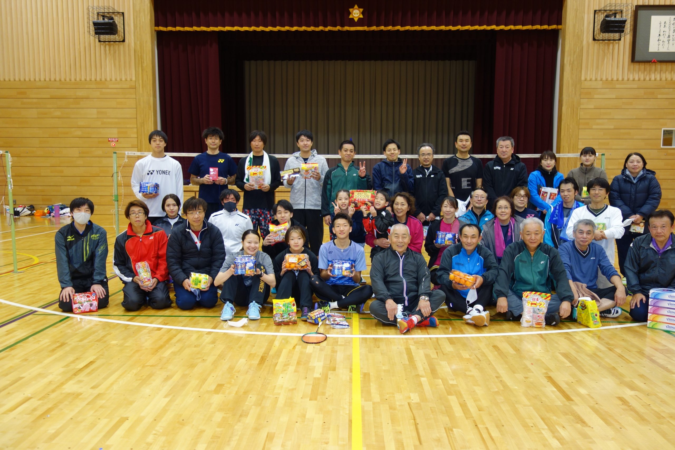 神小新体育館での部内大会(R3.11)
